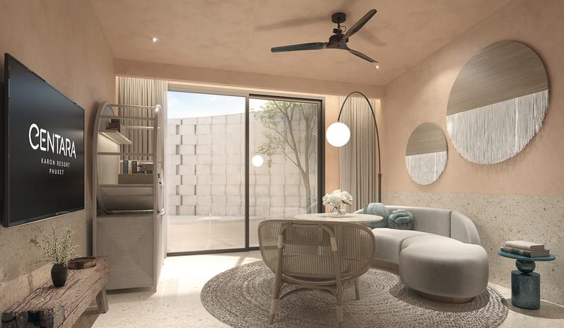 CKR Villa Types - Living room